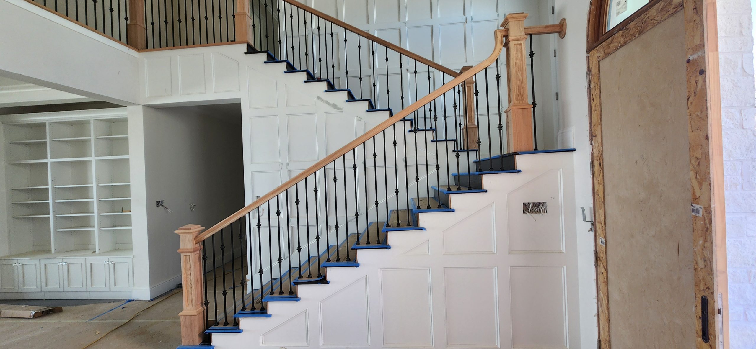 Merani Construction stair and trim project