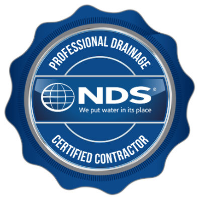 NDS Professional Drainage Certified Contractor badge